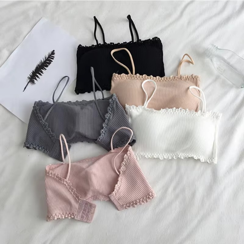 Women's Cotton Bra Female Tube - Suspender Tank Top review and price