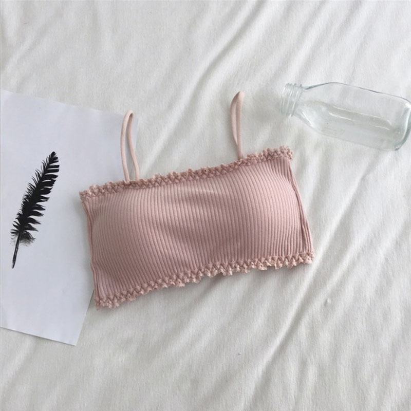 Women's Cotton Bra Female Tube - Suspender Tank Top review and price