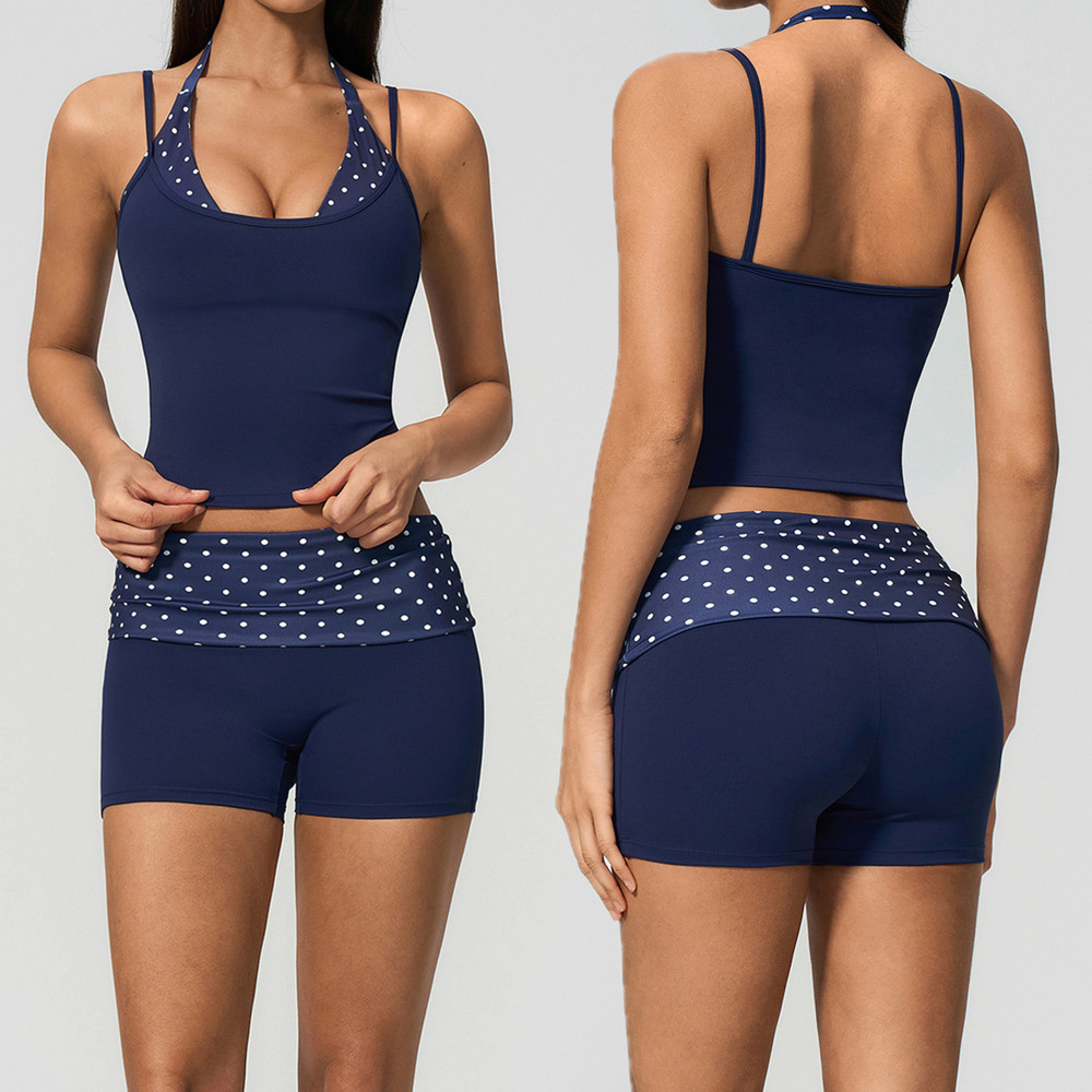 Polka Dot Women Strap Halter Y - Suspender Tank Top review and price