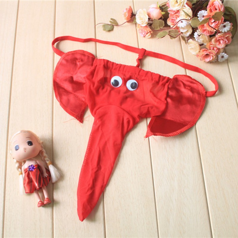 Men's Sexy Elephant Thong Unde - Trunk Breathable Men review and price
